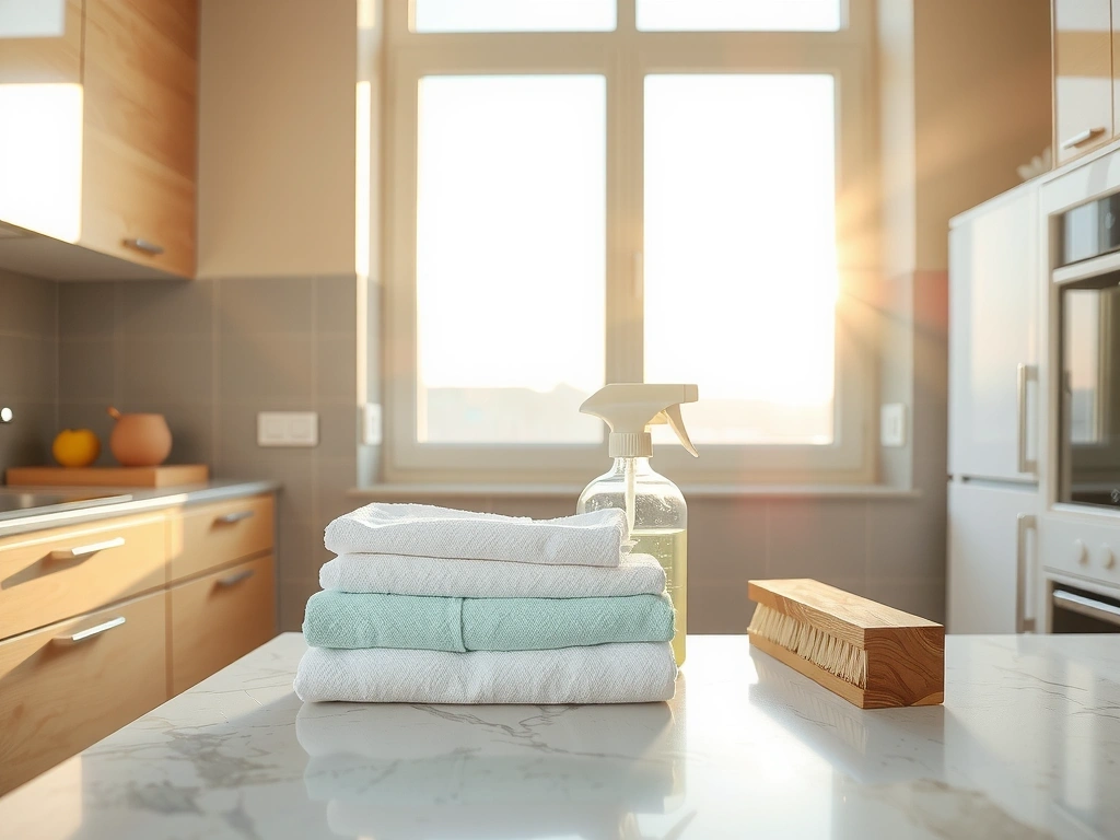 Sparkwiseo's professional cleaning kit in a Beylikdüzü apartment